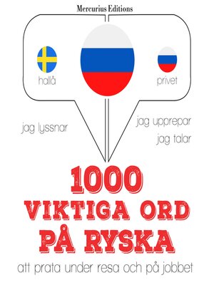 cover image of 1000 viktiga ord på ryska